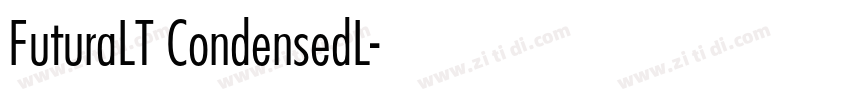 FuturaLT CondensedL字体转换
